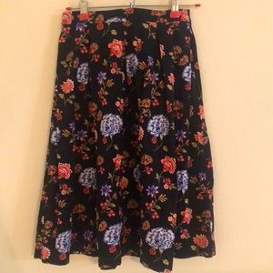Floral Midi Skirt